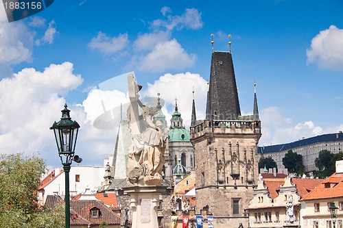 Image of Prague. Charles Bridge in Prague  Czech Republic