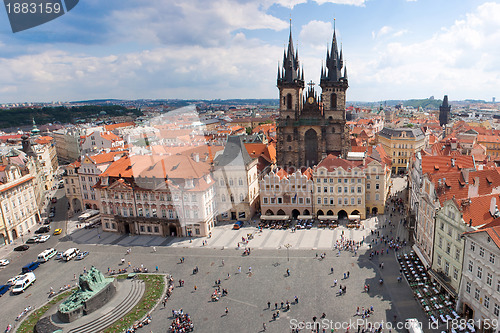 Image of Prague city. Panorama