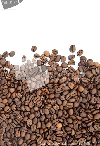 Image of Brown roasted coffee beans