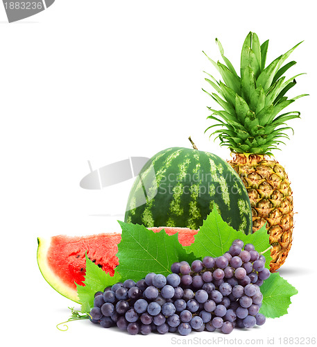 Image of Colorful healthy fresh fruit.