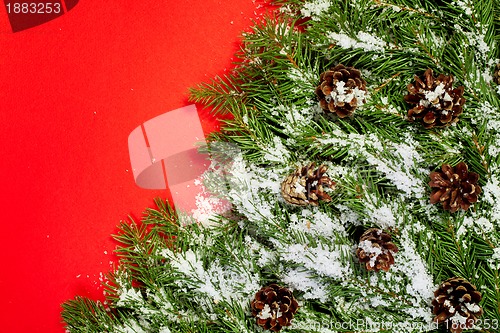 Image of Christmas background. Eve framework