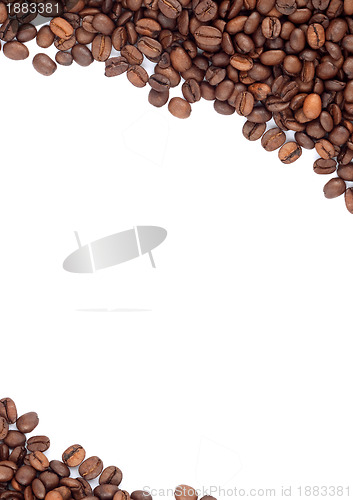 Image of Brown roasted coffee beans