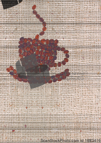 Image of Brown roasted coffee beans