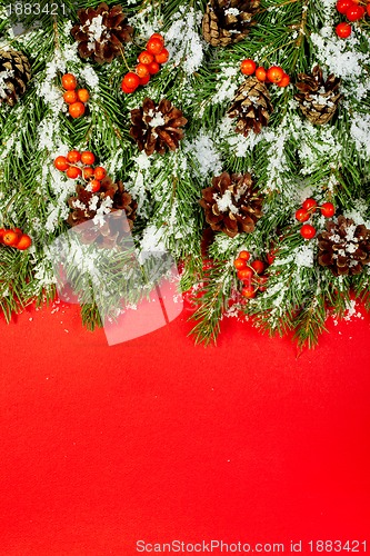 Image of Christmas background. Eve framework