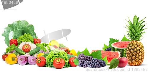 Image of Fresh fruits and vegetables