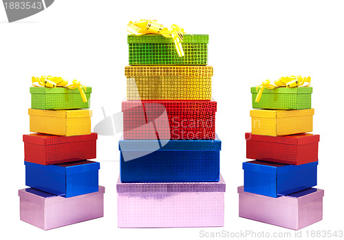 Image of Colour gift boxes