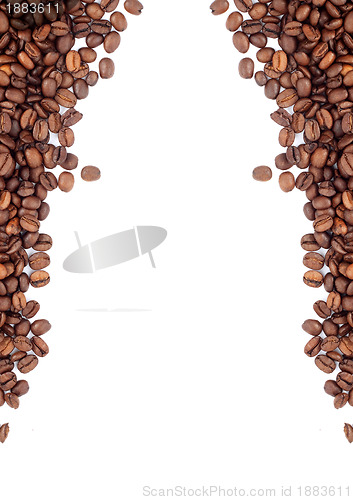 Image of Brown roasted coffee beans