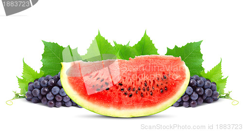 Image of Watermelon and grape