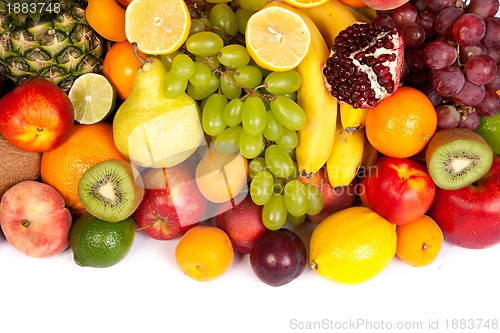 Image of Huge group of fresh vegetables and fruits