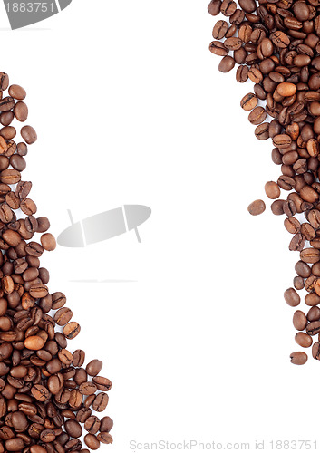 Image of Brown roasted coffee beans