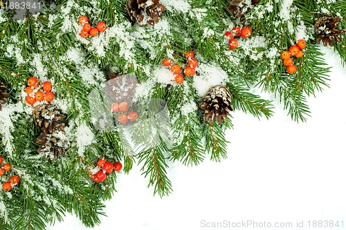 Image of Christmas background. Eve framework