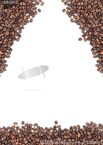 Image of Brown roasted coffee beans