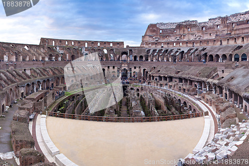 Image of Colosseum in Rome, Italy