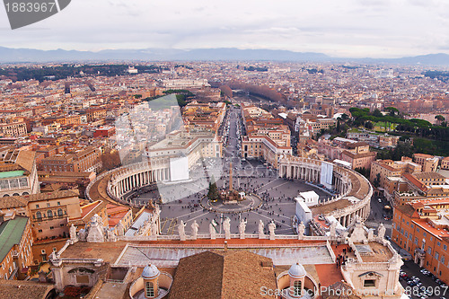 Image of Panorama of Vatican and Rome