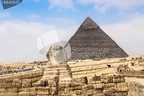 Image of Sphinx and the Great Pyramid