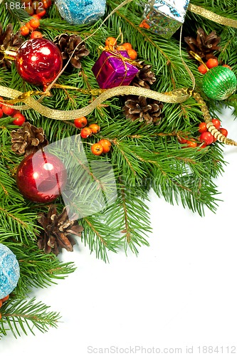 Image of Christmas background. Eve framework