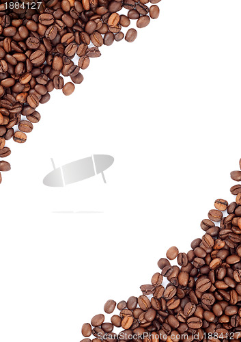 Image of Brown roasted coffee beans