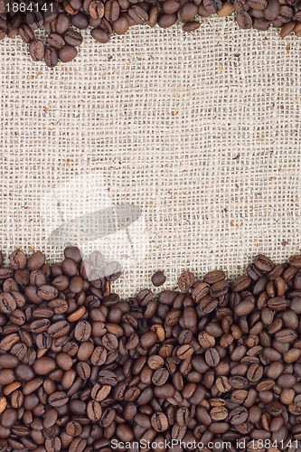 Image of Brown roasted coffee beans.