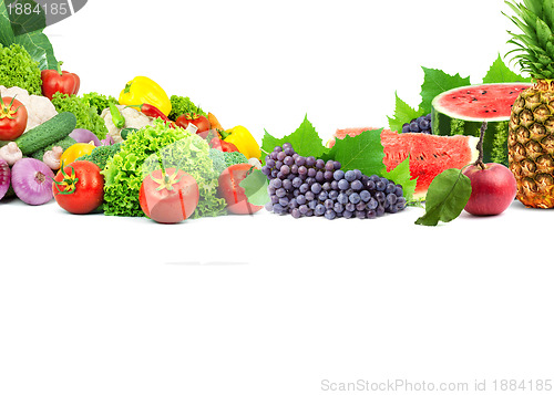Image of Fresh fruits and vegetables