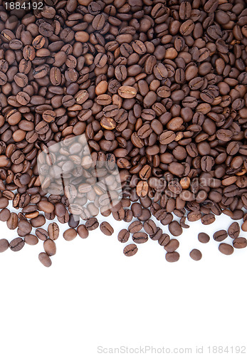 Image of Brown roasted coffee beans