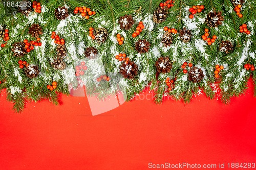 Image of Christmas background. Eve framework
