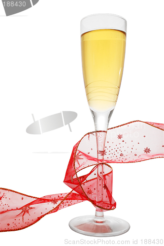 Image of Champagne and Ribbon