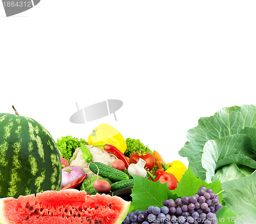 Image of Fresh fruits and vegetables