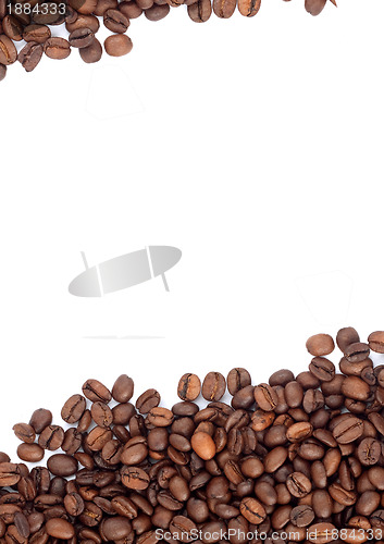 Image of Brown roasted coffee beans