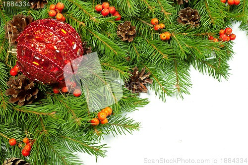 Image of Christmas background. Eve framework
