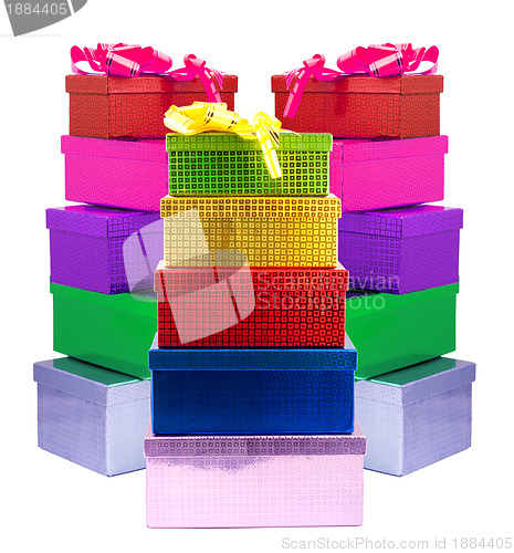 Image of Colour gift boxes