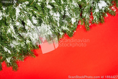 Image of Christmas background. Eve framework