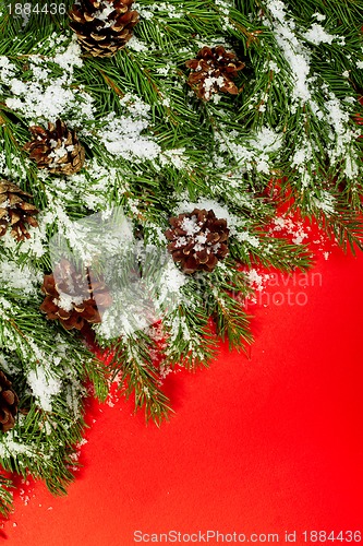 Image of Christmas background. Eve framework
