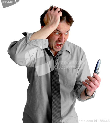 Image of Freaked Out Phone Guy