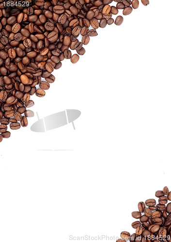 Image of Brown roasted coffee beans