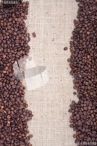 Image of Brown roasted coffee beans.