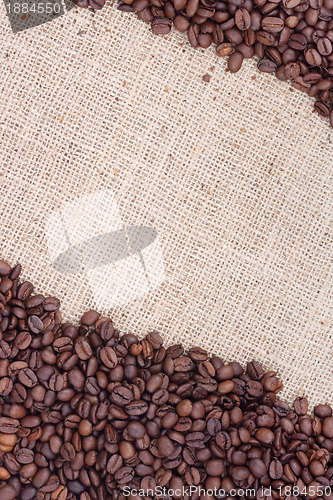 Image of Brown roasted coffee beans.