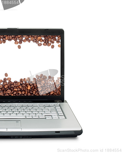 Image of Brown roasted coffee beans