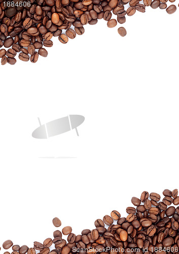 Image of Brown roasted coffee beans