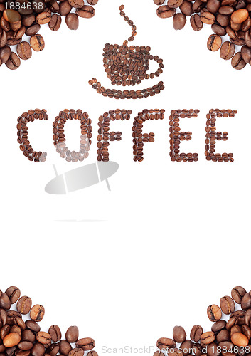 Image of Brown roasted coffee beans