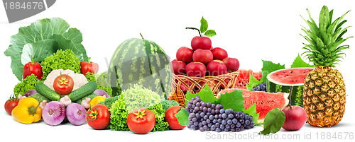 Image of Fresh fruits and vegetables