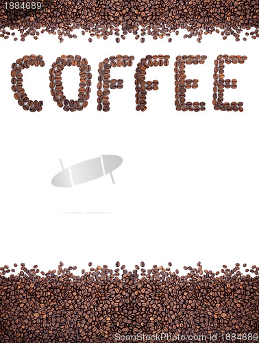 Image of Brown roasted coffee beans