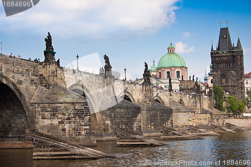 Image of Karlov or charles bridge in Prague
