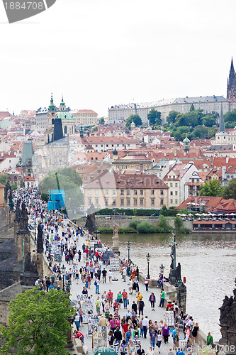 Image of Karlov or Charles bridge in Prague