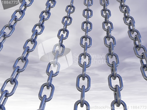 Image of metal chains