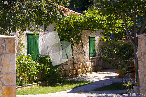 Image of House yard in Croatia