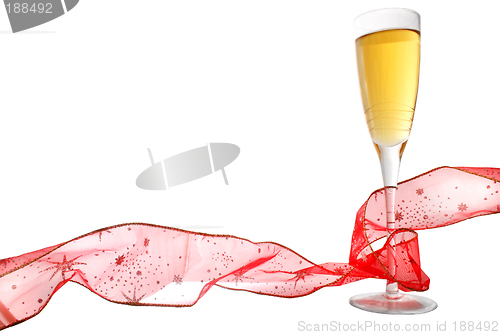 Image of Champagne and Ribbon