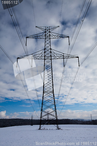 Image of Transmission towers 