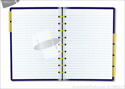 Image of Blank diary page