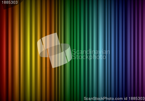 Image of Theater silk curtain background with wave, EPS10