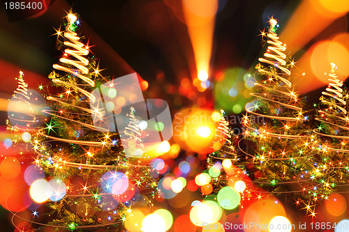 Image of christmas forest